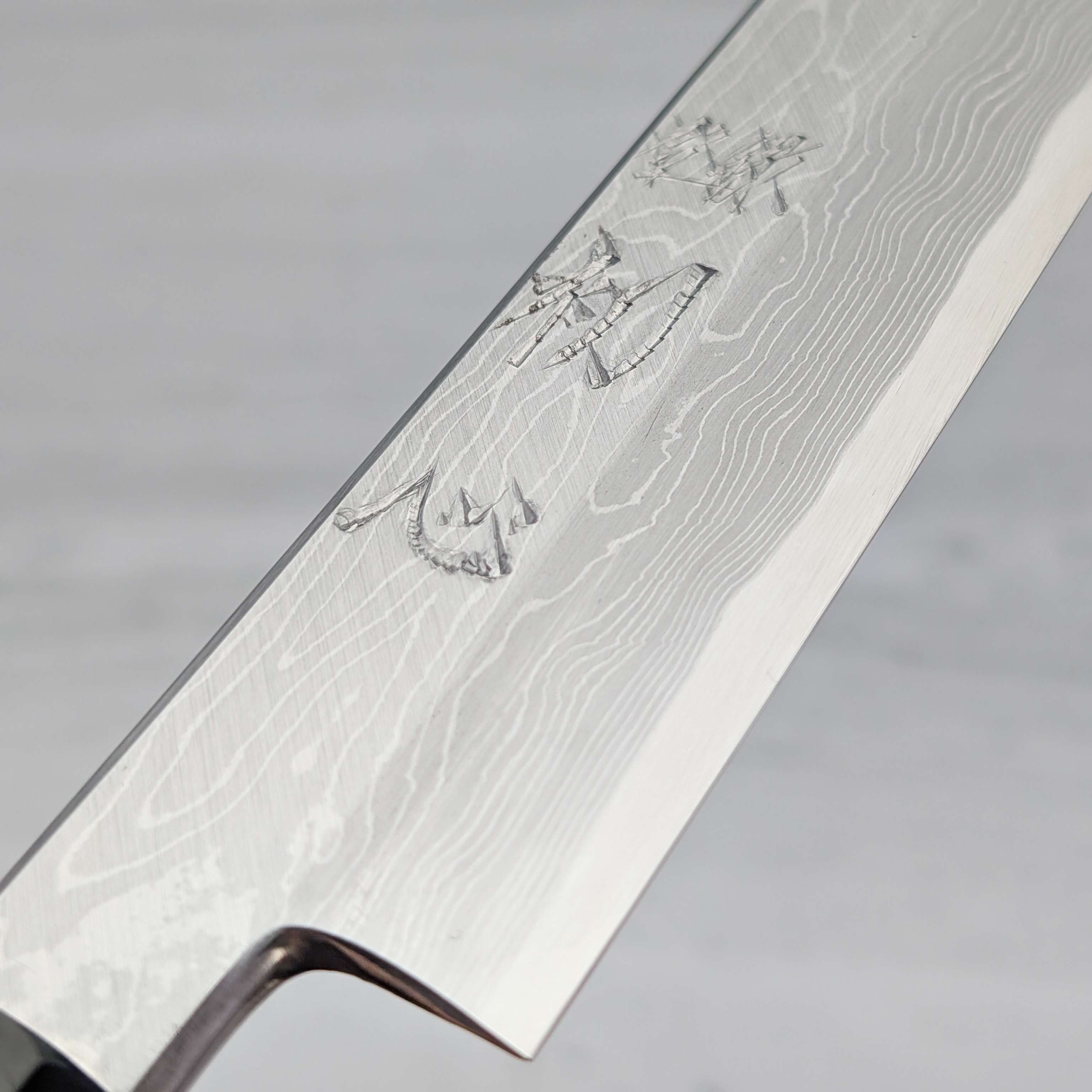 Hatsukokoro by Nakagawa - Blue 1 Damascus 270mm Yanagiba