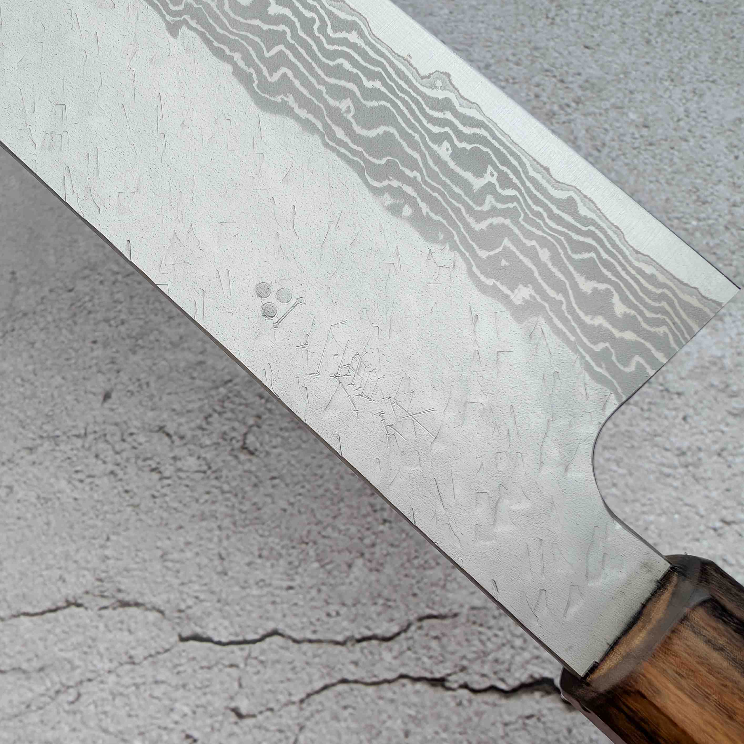 Nigara - VG10 Damascus Tsuchime 165mm Nakiri
