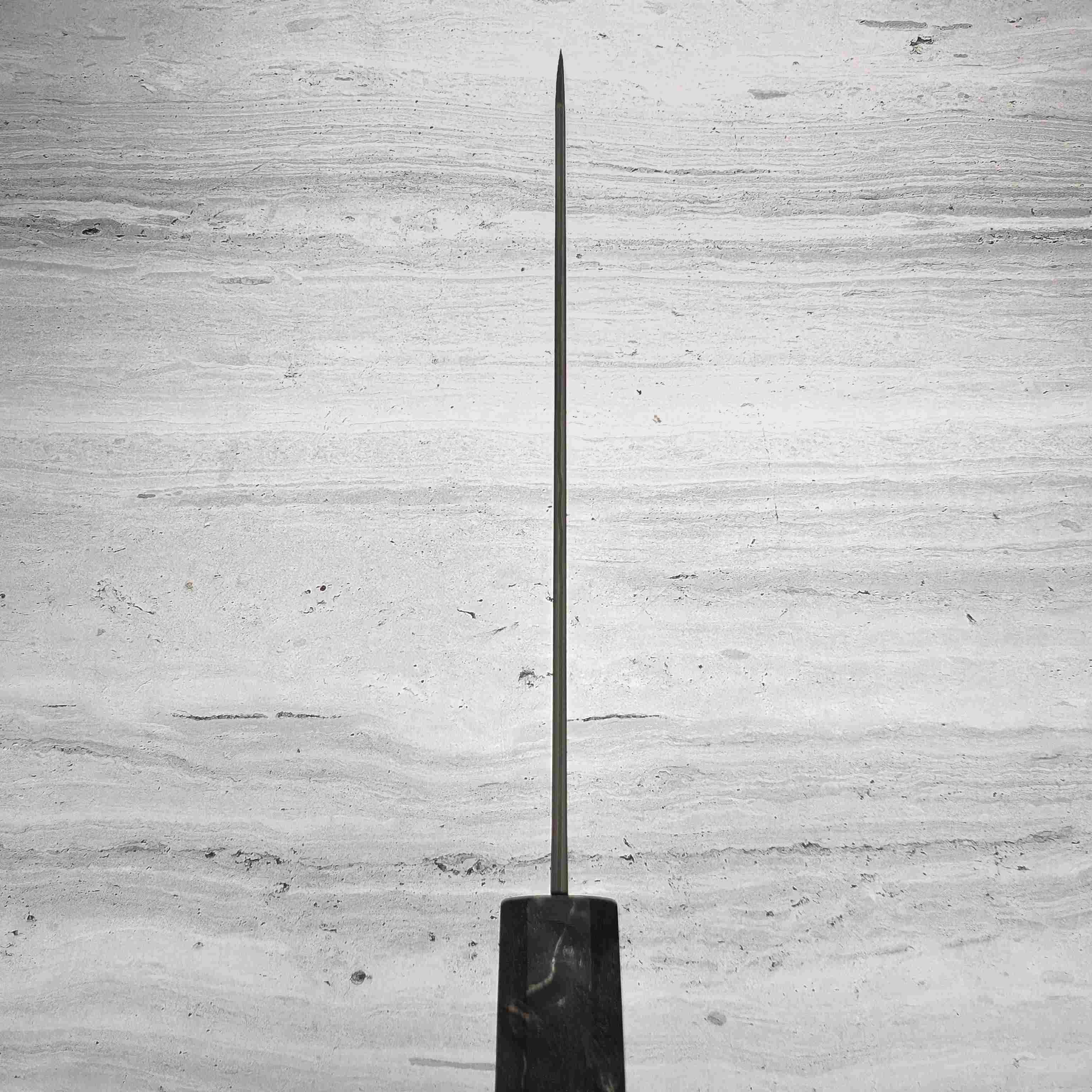 Nigara - Anmon SG2 Raindrop Damascus Kiritsuke-Tip 240mm Gyuto