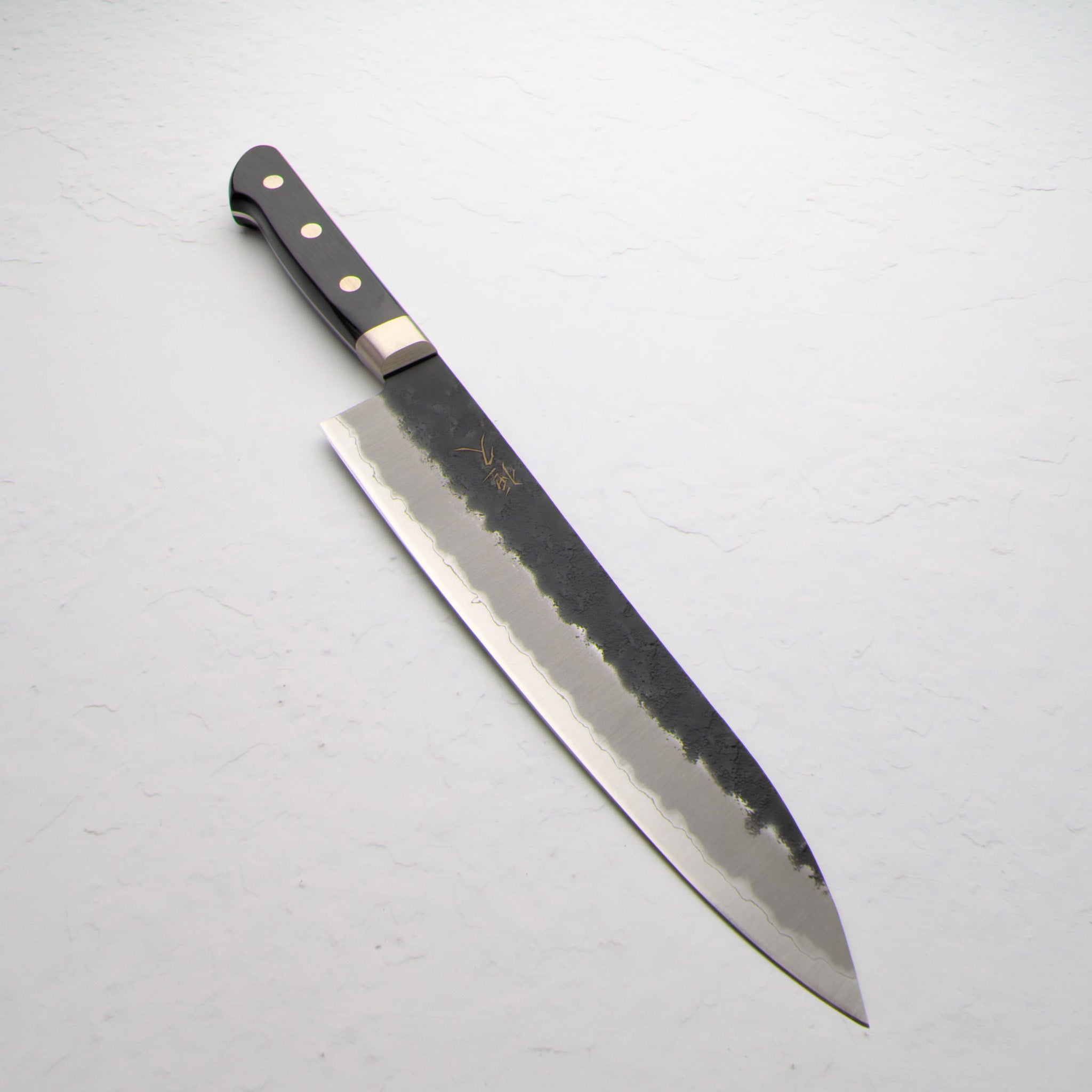 Tsunehisa -Blue Super Kurouchi Nashiji 210mm Gyuto