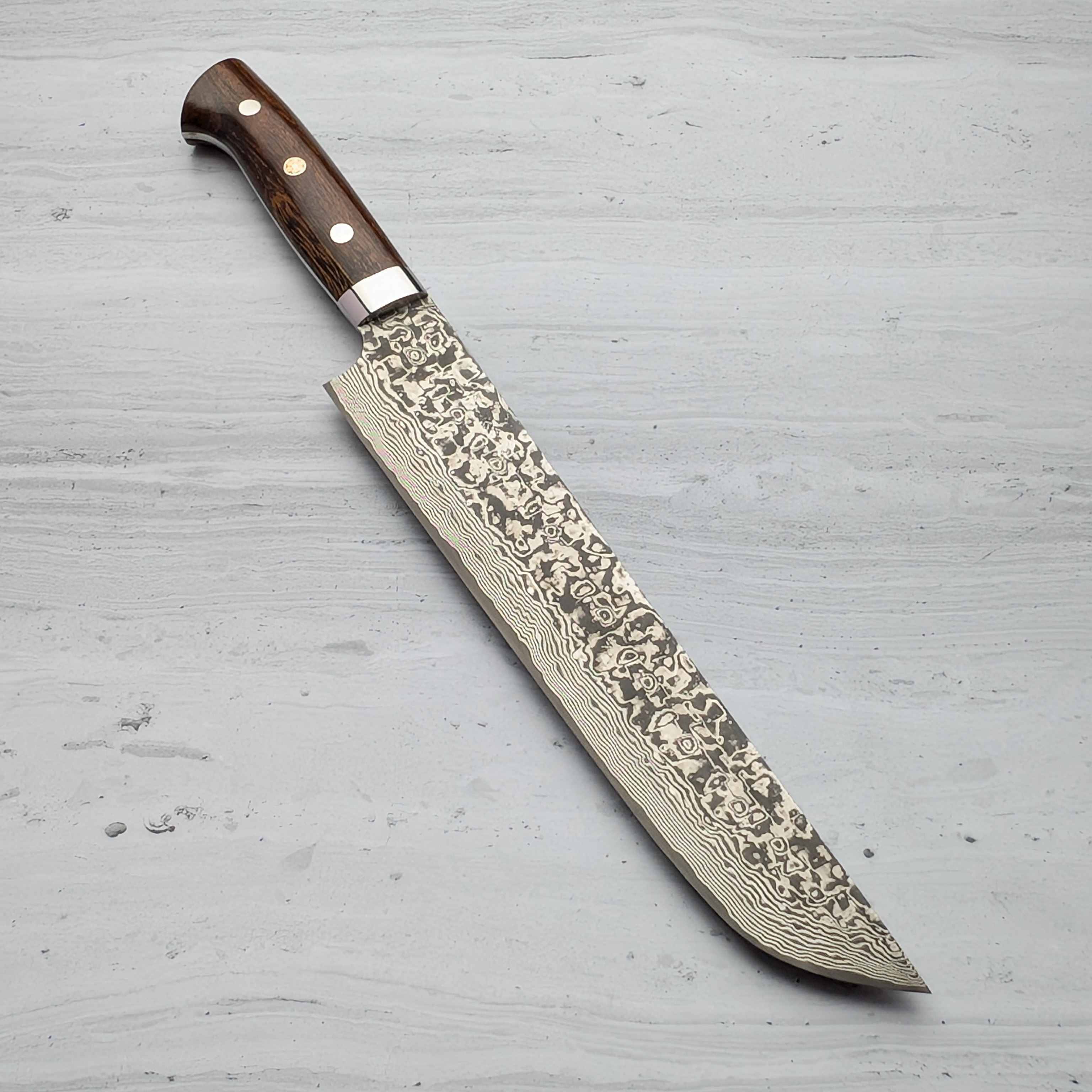 Takeshi Saji - SG2/R2 Black Damascus Sakimaru 240mm Sujihiki