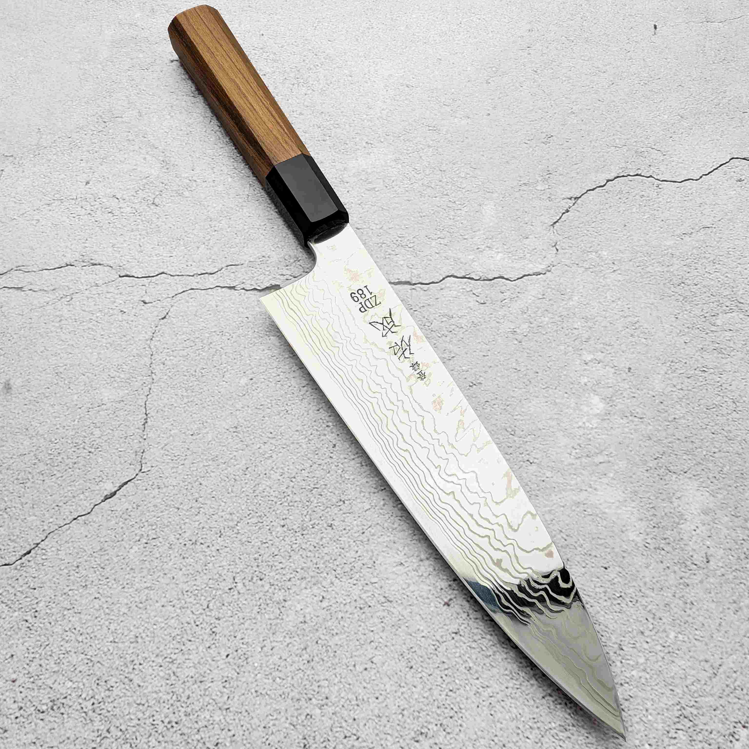 Sukenari - ZDP189 Damascus 210mm Gyuto