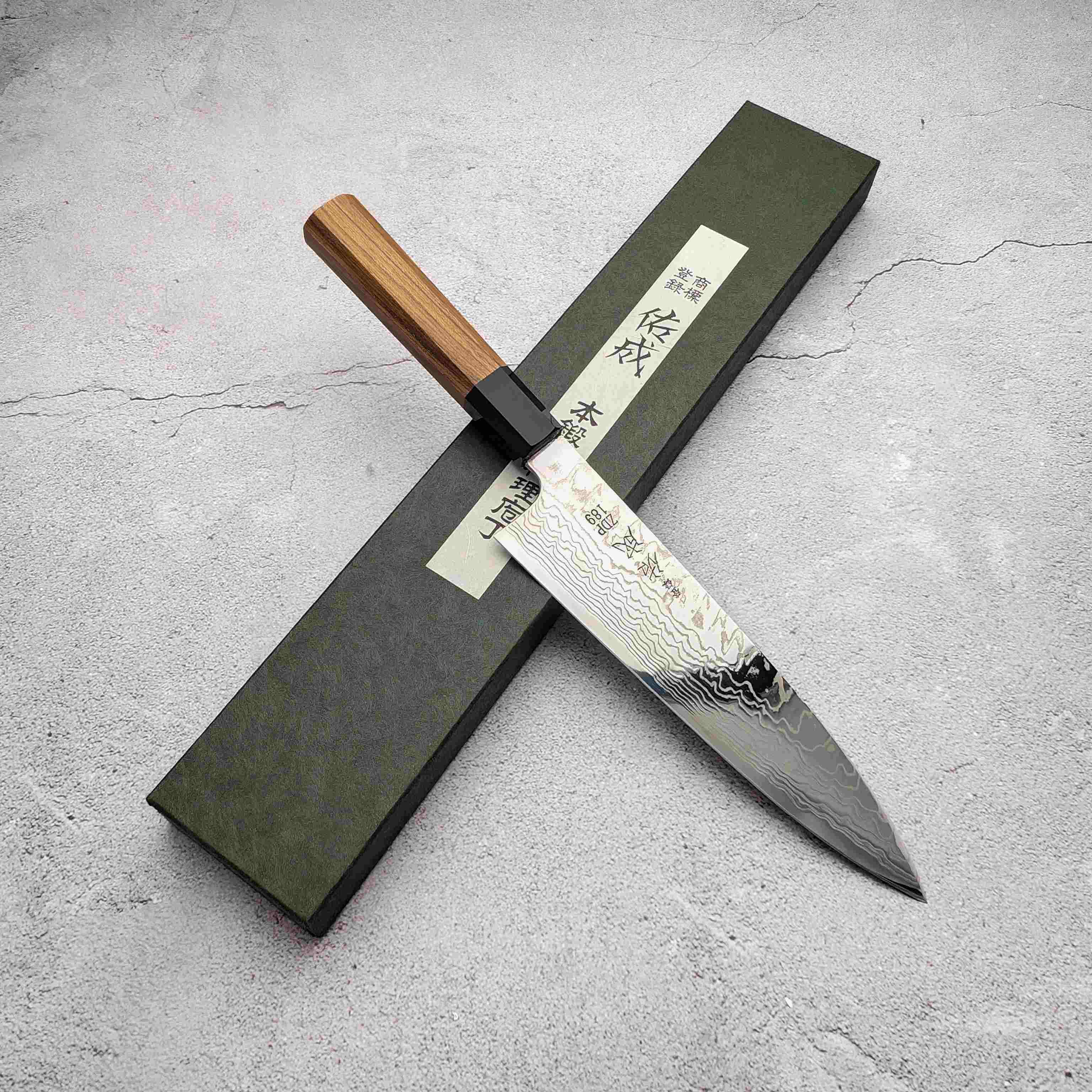 Sukenari - ZDP189 Damascus 210mm Gyuto