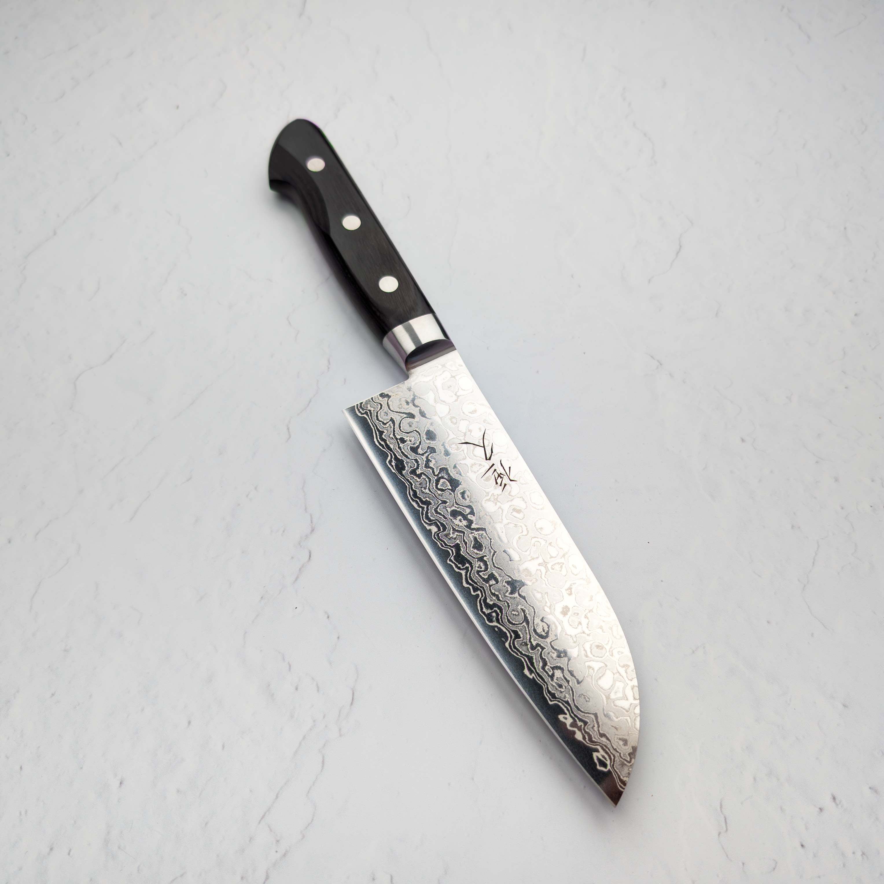 Tsunehisa - Aus10 Damascus 150mm Santoku