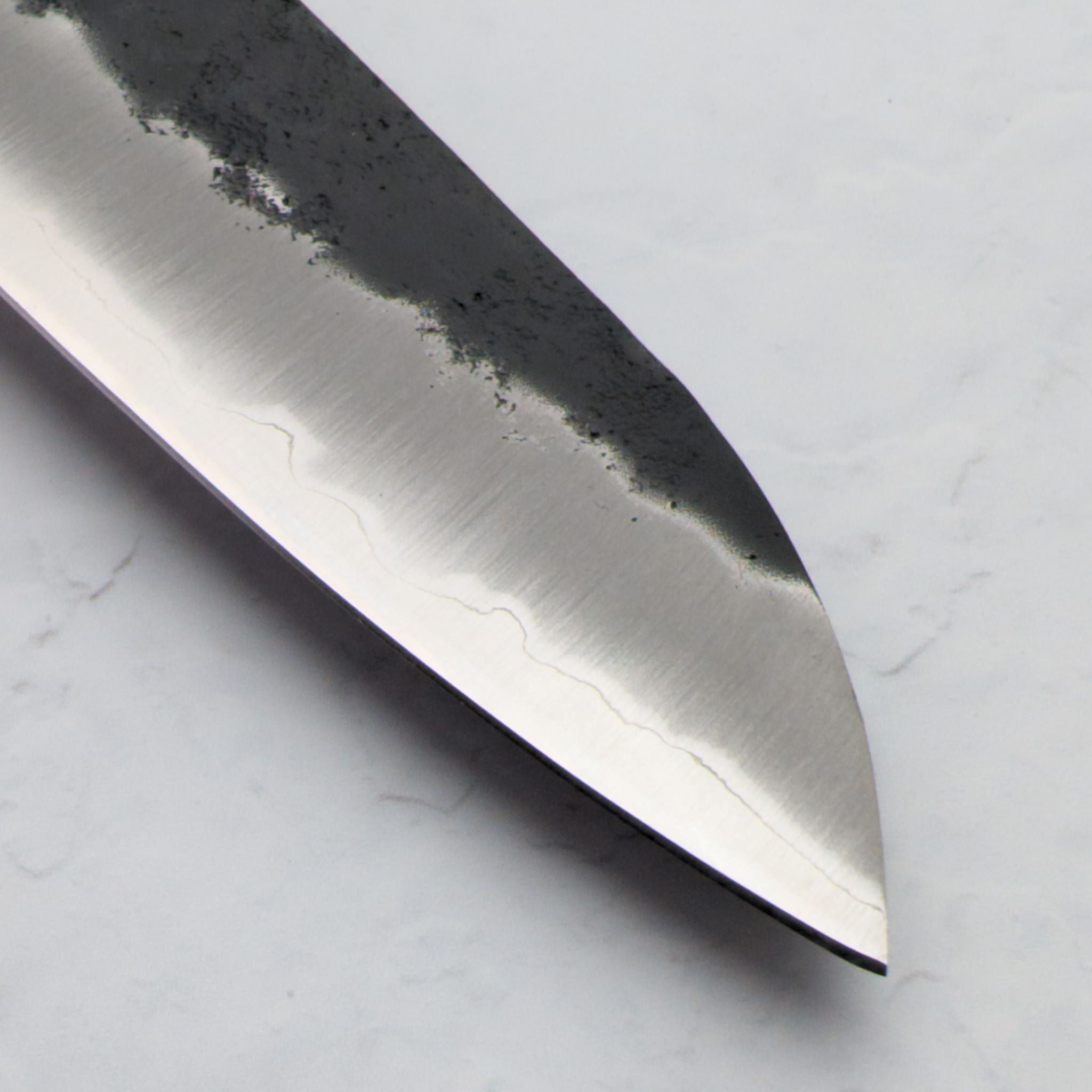 Tsunehisa -Blue Super Kurouchi Nashiji 165mm Santoku