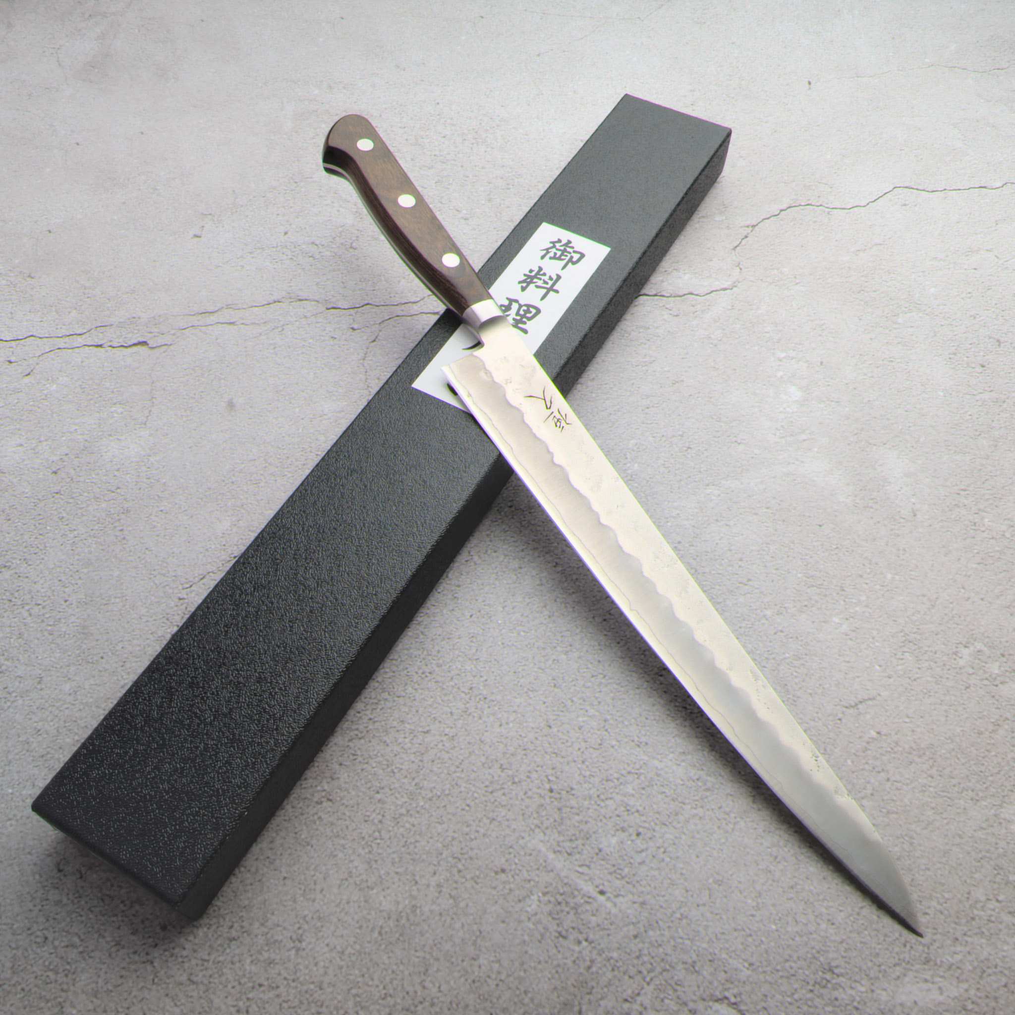 Tsunehisa - Ginsan Nashiji 240mm Sujihiki