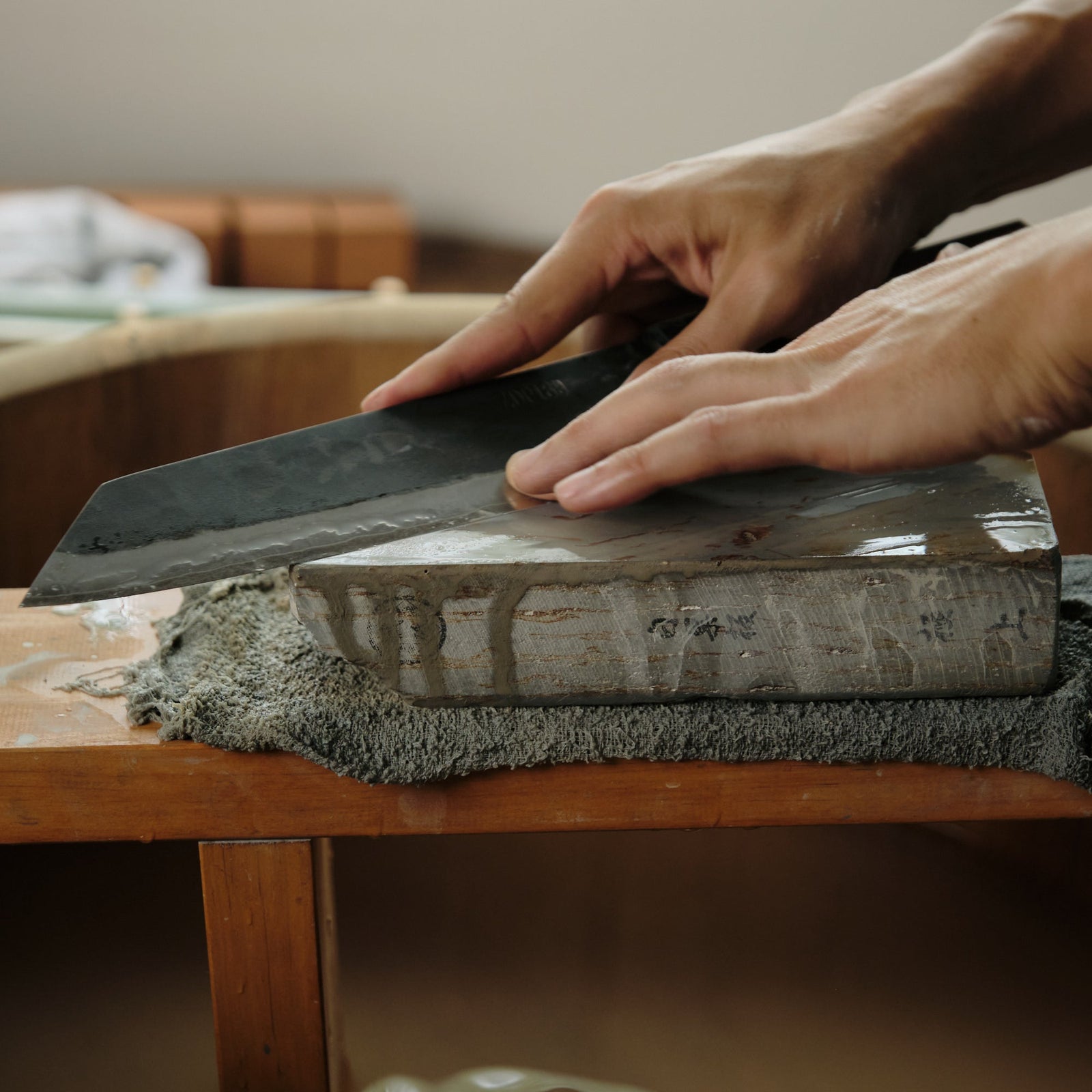 Hazuki Japanese knife sharpening classes and services in Sydney